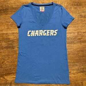 VS PINK NFL BLING LOS ANGELES CHARGERS TEE